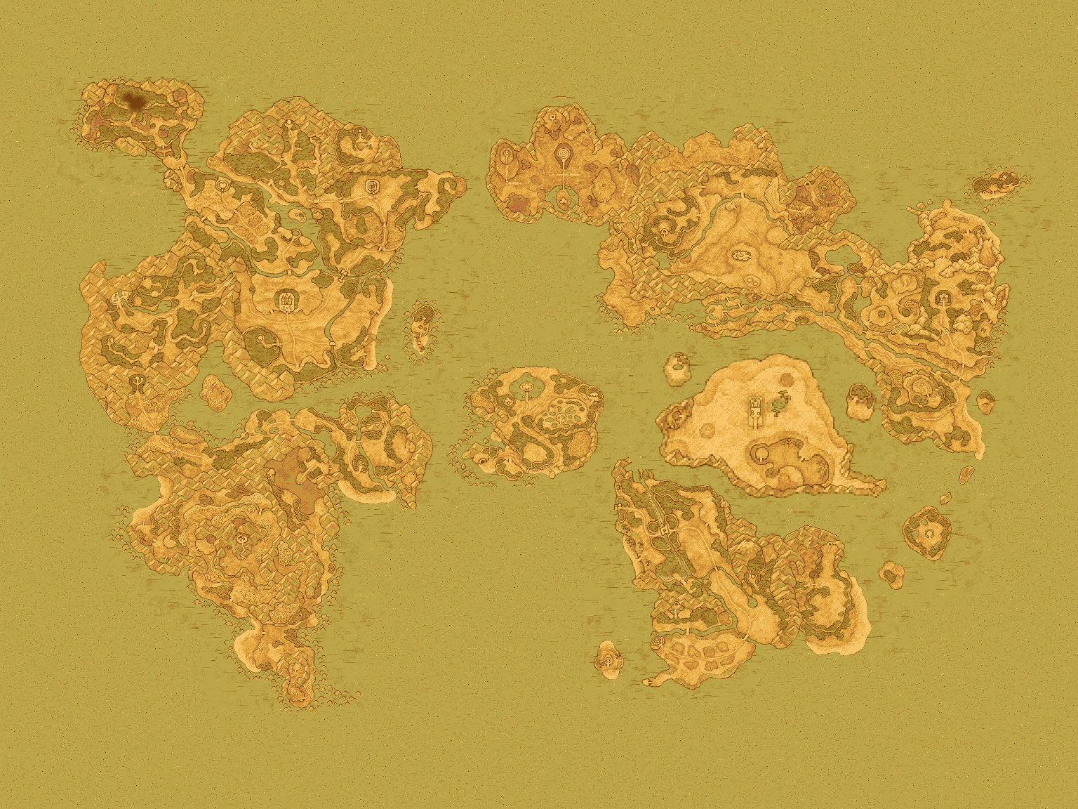 Dragon Quest IX world map